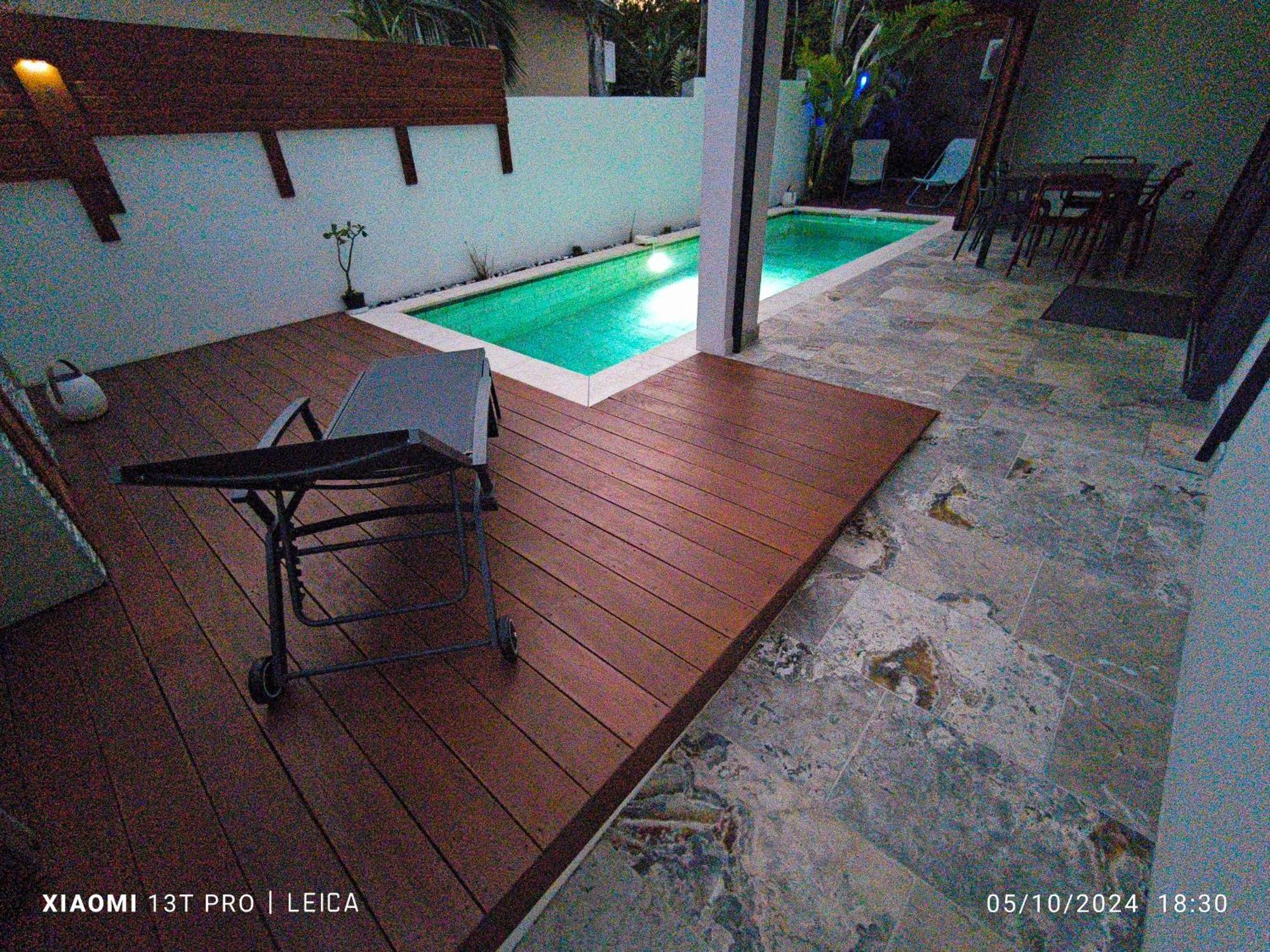 Villa O'Lhaya Piscine Pivee Saint-Joseph Extérieur photo